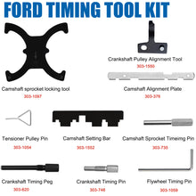 Load image into Gallery viewer, Timing Tool Kit, Engine Camshaft Locking Tool for Fords Fiesta Focus Fusion Escape Mazada 1.6 Ti-VCT 1.5/1.6VVT 2.0 TDCi 303-1097 303-748 303-1550 Volvo S60 S80 V40 V60 V70