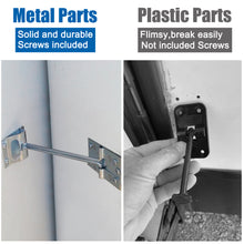 Load image into Gallery viewer, AutoWanderer Tool 6” RV Door Latch, Stainless Steel T-Style Trailer Door Holder Catch with Bracket Screws for Camper Cargo Door Holder Latch, Entry Door Hardware, 2 Pack