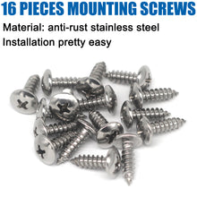 Load image into Gallery viewer, AutoWanderer Tool 6” RV Door Latch, Stainless Steel T-Style Trailer Door Holder Catch with Bracket Screws for Camper Cargo Door Holder Latch, Entry Door Hardware, 2 Pack