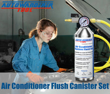 Load image into Gallery viewer, AutoWanderer Tool AC Flush Kit Air Conditioner System Flush Canister Gun Set for Clean A/C Line Flush R134a R410a R404a