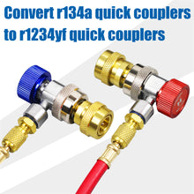 Load image into Gallery viewer, AutoWanderer Tool A/C R134a to R1234yf Adapters - Air Conditioner R1234yf Conversion Kit Fit for The AC R1234yf Refrigerant System