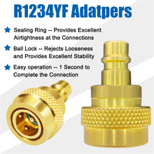 Load image into Gallery viewer, AutoWanderer Tool A/C R134a to R1234yf Adapters - Air Conditioner R1234yf Conversion Kit Fit for The AC R1234yf Refrigerant System