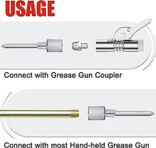 Load image into Gallery viewer, AutoWanderer Tool Grease Gun Needle Tip Narrow Grease Needle Nozzle Adapter, Needle Grease Fittings with 1/8 inch NPT Threads