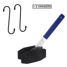 Load image into Gallery viewer, Brake Caliper Compression Tool, Brake Caliper Press Tool Disc Brake Pad Spreader Car Ratchet Piston Compressor Tool with 2 Caliper Hangers, Blue