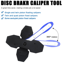 Load image into Gallery viewer, AutoWanderer Tool Brake Caliper Compression Tool Brake Caliper Press Tool Caliper Pistion Compressor Brake Pad Spreader for Single Twin Quad Disc Brake