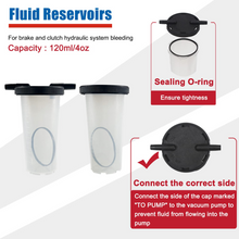 Load image into Gallery viewer, Brake Bleeder Kit One Person Hand Vacuum Pump Automotive Tester One-Man Brake Clutch Fluid Extractor Master Cylinder Bleeder Kit with Adapters Case,Red