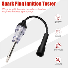 Load image into Gallery viewer, AutoWanderer Tool 9Pcs Engine Compression Tester Kit with Spark Plug Tester, Universal Automotive Petrol Gas Cylinder Pressure Gauge Set Engine Testing Tools M10, M12, M14, M18 Fitting