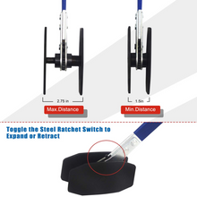 Load image into Gallery viewer, Brake Caliper Compression Tool, Brake Caliper Press Tool Disc Brake Pad Spreader Car Ratchet Piston Compressor Tool with 2 Caliper Hangers, Blue