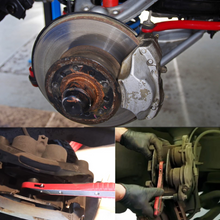 Load image into Gallery viewer, AutoWanderer Tool Brake Caliper Compression Tool, Car Ratcheting Brake Spreader Caliper Pistion Press Tool for Single Twin Quad Piston Disc Brake, Red