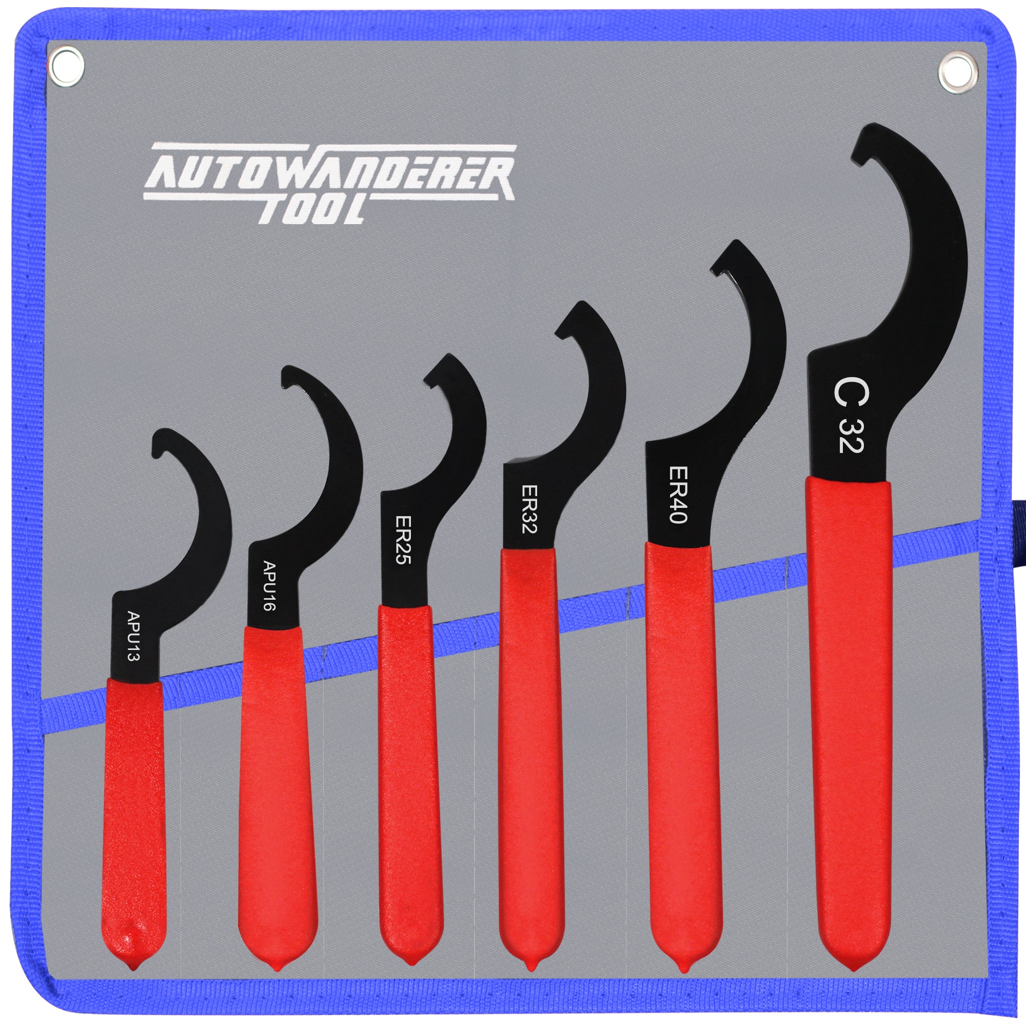 AutoWanderer Tool 6 PCS Heavy Duty Carbon Steel Coilover Wrench Shock –  Autowanderer Tool