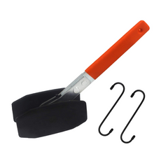 Load image into Gallery viewer, Brake Caliper Compression Tool, Brake Caliper Press Tool Disc Brake Caliper Tool Spreader Car Ratchet Piston Compressor Tool with 2 Caliper Hangers, Orange