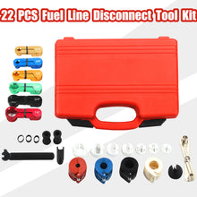 Load image into Gallery viewer, Fuel Line Disconnect Tool Set - Master Quick Disconnect Tool for AC Fuel Line System, Red
