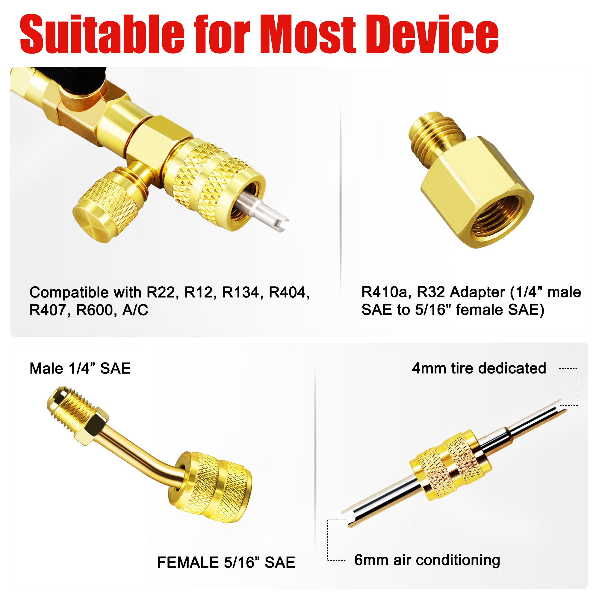 Valve Core Removal Tool HVAC, AC Schrader Valve Tool, R410A Mini Split ...