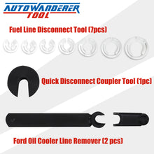 Load image into Gallery viewer, Fuel Line Disconnect Tool Set - Master Quick Disconnect Tool for AC Fuel Line System, Red
