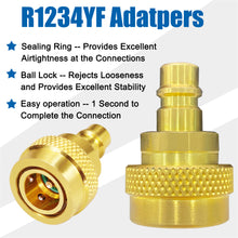 Load image into Gallery viewer, AutoWanderer Tool A/C R134a to R1234yf Adapters - Air Conditioner R1234yf Conversion Kit Fit for The AC R1234yf Refrigerant System
